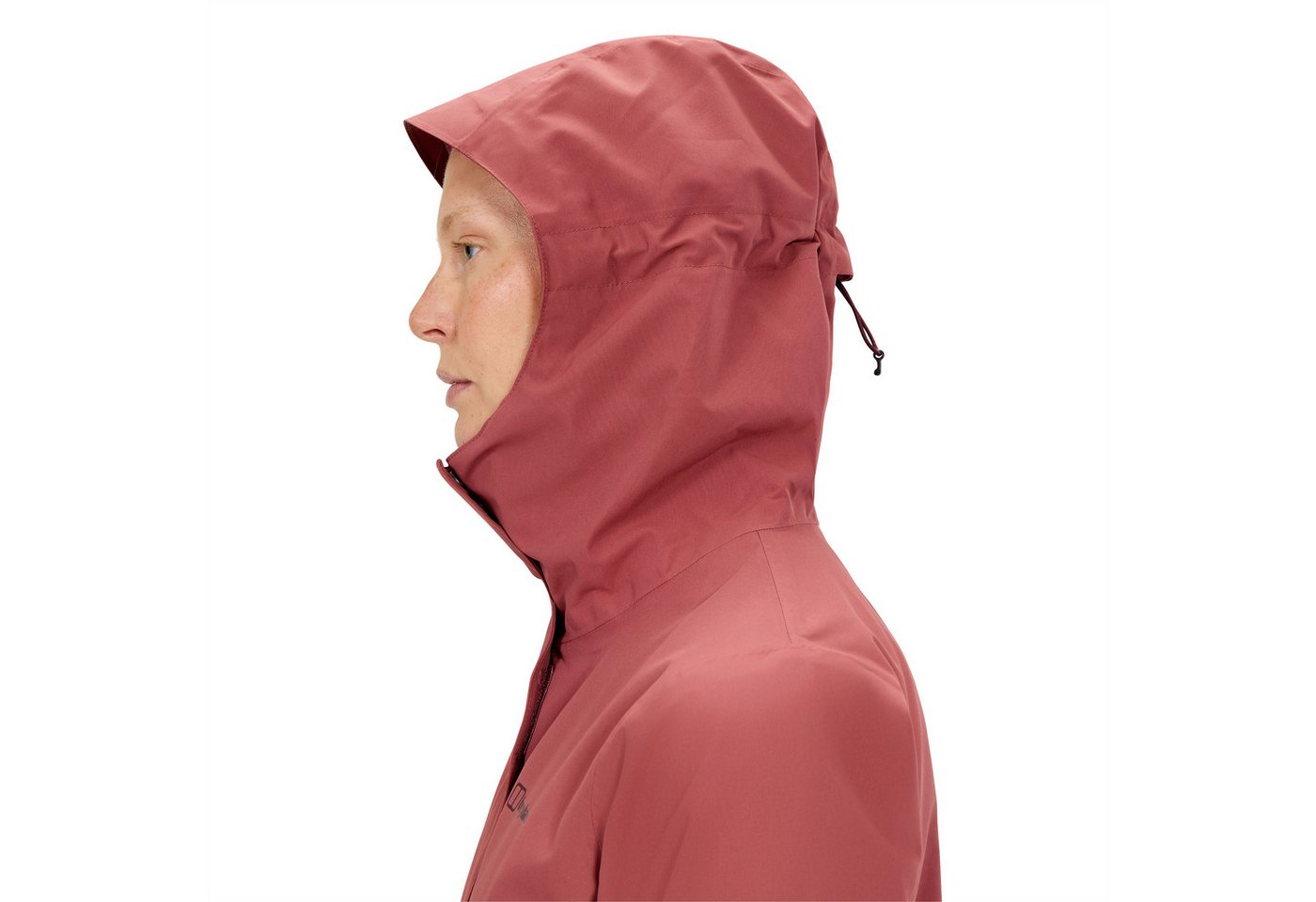 Berghaus Softshelljacke OMEARA LONG SHELL JKT AF mit verstellbarer Kapuze, atmungsaktiv, wasserdicht, lange Passform – Bild 5 von 5