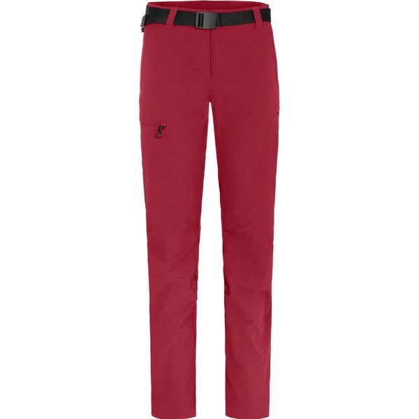 Bergson Outdoorhose HYDRYS Damen Wanderhose, vielseitig, pflegeleicht, Normalgrößen, dunkelrot