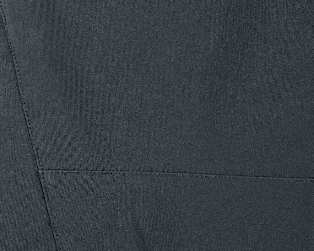Bergson Outdoorhose MAILA Damen Winter Softshellhose, winddicht, warm, Normalgrößen, dunkel grau – Bild 4 von 5