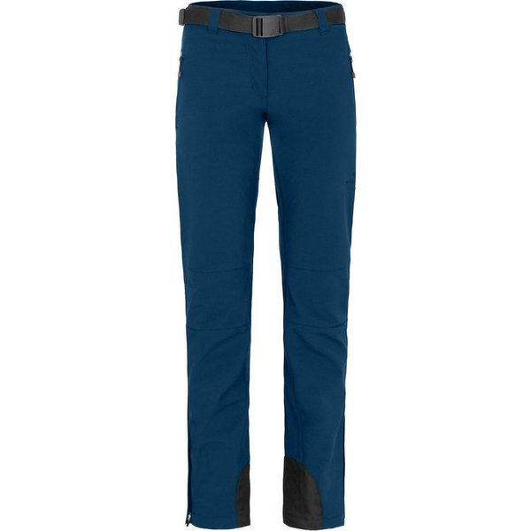 Bergson Outdoorhose MAILA Damen Winter Softshellhose, winddicht, warm, Normalgrößen, poseidon b
