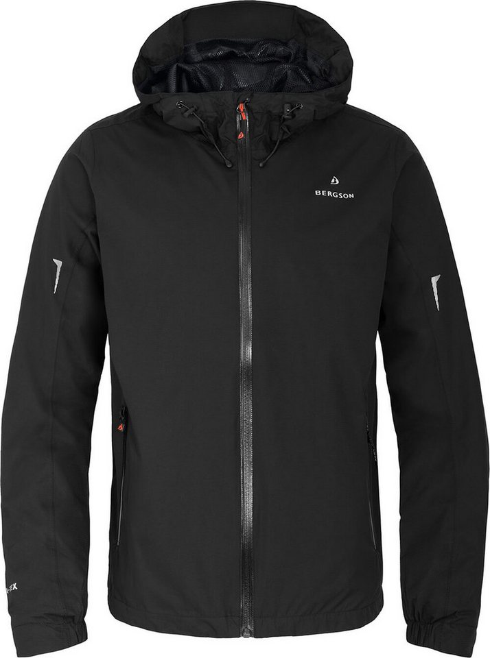 Bergson Regenjacke EGGEN Herren Regenjacke, Netzfutter, 12000 mm Wassersäule, Normalgrößen, sc – Bild 2 von 5