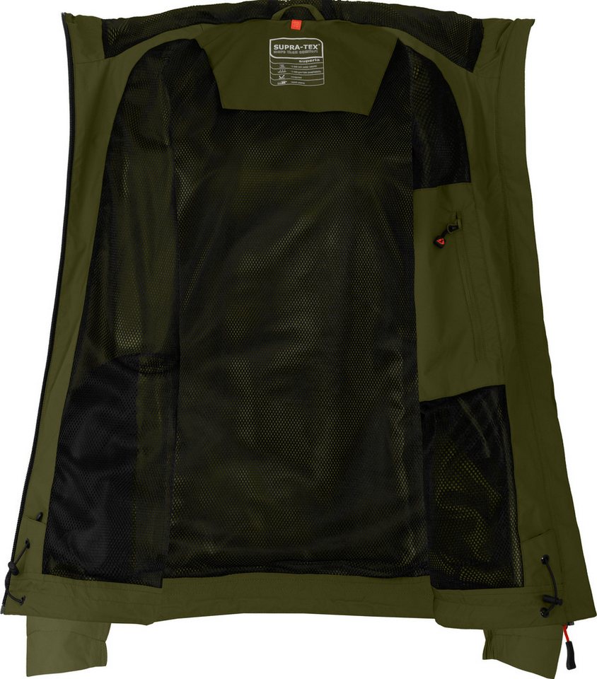 Bergson Regenjacke HELLI Damen Regenjacke, Netzfutter, 12000 mm Wassersäule, Kurzgrößen, dunke – Bild 5 von 5