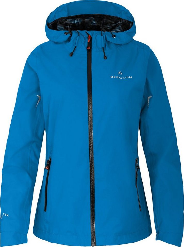 Bergson Regenjacke HELLI Damen Regenjacke, Netzfutter, 12000 mm Wassersäule, Normalgrößen, blau – Bild 2 von 5