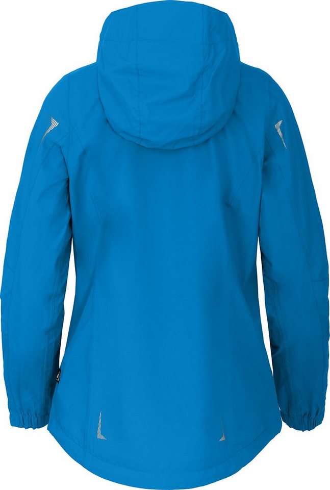 Bergson Regenjacke HELLI Damen Regenjacke, Netzfutter, 12000 mm Wassersäule, Normalgrößen, blau – Bild 4 von 5