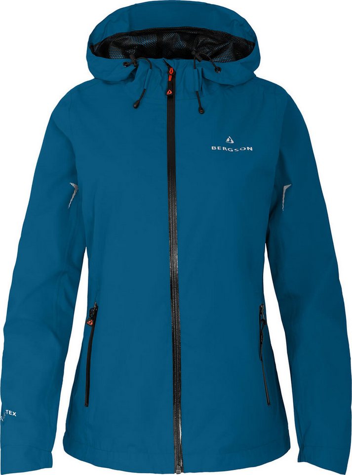 Bergson Regenjacke HELLI Damen Regenjacke, Netzfutter, 12000 mm Wassersäule, Normalgrößen, Sap – Bild 2 von 5