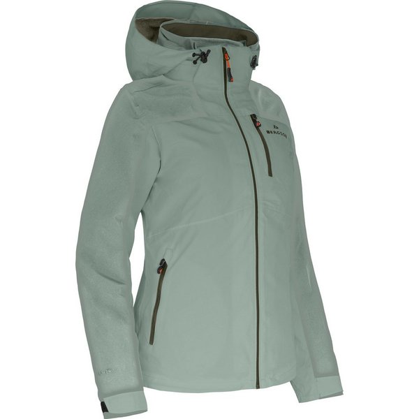 Bergson Regenjacke KURRIKA Damen Regenjacke, Netzfutter, 20000 mm Wassersäule, Normalgrößen, Moos