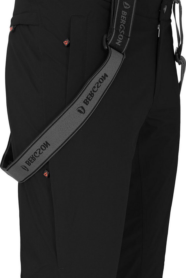 Bergson Skihose FLEX Herren Skihose, warm wattiert, elastisch, wasserdicht, Normalgrößen – Bild 3 von 5