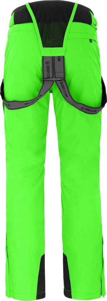 Bergson Skihose FLEX Herren Skihose, warm wattiert, elastisch, wasserdicht, Langgrößen, Ge – Bild 3 von 5
