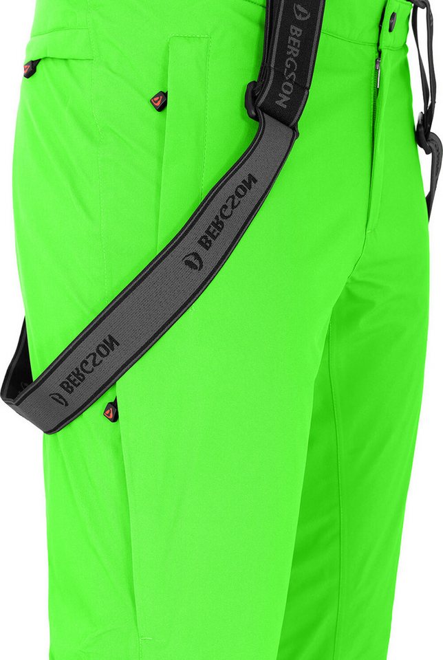 Bergson Skihose FLEX Herren Skihose, warm wattiert, elastisch, wasserdicht, Langgrößen, Ge – Bild 4 von 5