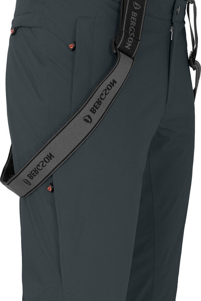 Bergson Skihose FLEX Herren Skihose, warm wattiert, elastisch, wasserdicht, Normalgrößen – Bild 3 von 5