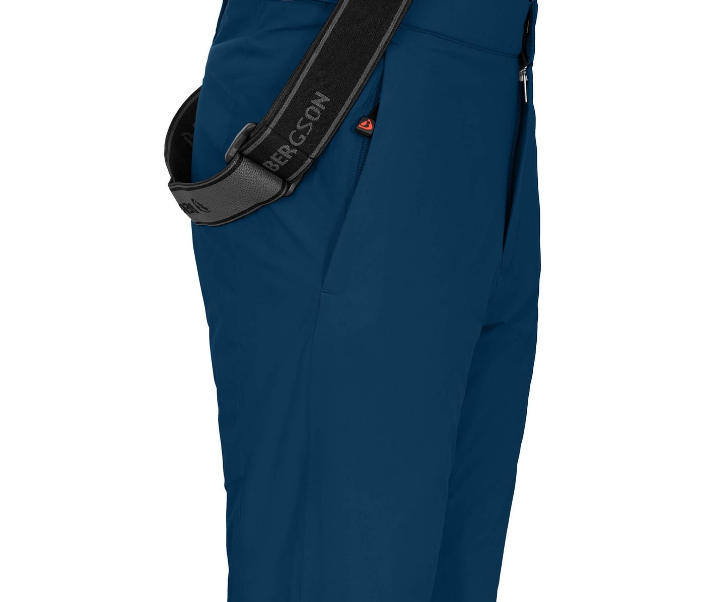 Bergson Skihose PELLY MAXI Kinder Skihose, wattiert, 20000 mm Wassersäule, Normalgrößen, poseido – Bild 3 von 5