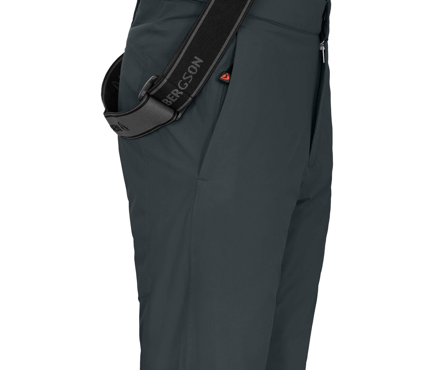 Bergson Skihose PELLY MAXI Kinder Skihose, wattiert, 20000 mm Wassersäule, Normalgrößen, dunkel – Bild 3 von 5