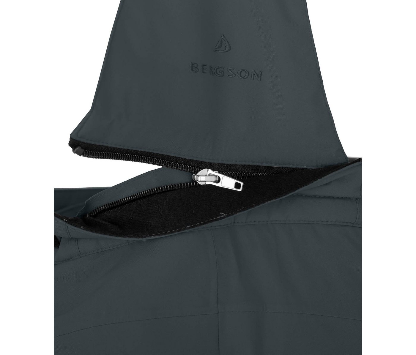 Bergson Skihose PELLY MAXI Kinder Skihose, wattiert, 20000 mm Wassersäule, Normalgrößen, dunkel – Bild 4 von 5