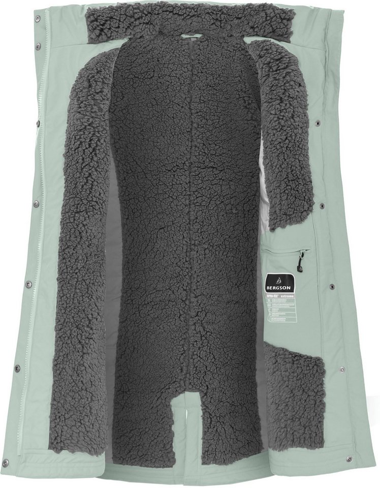 Bergson Winterjacke TORNIO Damen Wintermantel, Teddy Futter, warm wattiert, 20000 mm Wassersäule – Bild 5 von 5