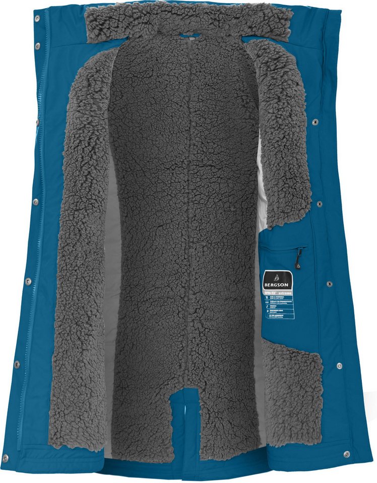 Bergson Winterjacke TORNIO Damen Wintermantel, Teddy Futter, warm wattiert, 20000 mm Wassersäule – Bild 5 von 5