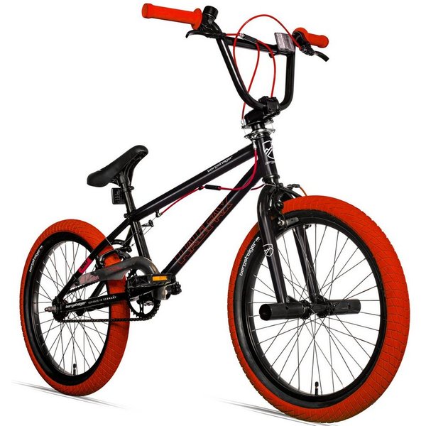 bergsteiger BMX-Rad Halifax 20 Zoll, 360° Rotor-System, Freestyle, Mädchen, Jungen, 1 Gang, U-Bremse