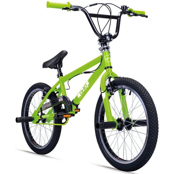 bergsteiger BMX-Rad Ohio 20 Zoll, 360° Rotor-System, Freestyle, Mädchen, Jungen, 1 Gang, V-Bremsen