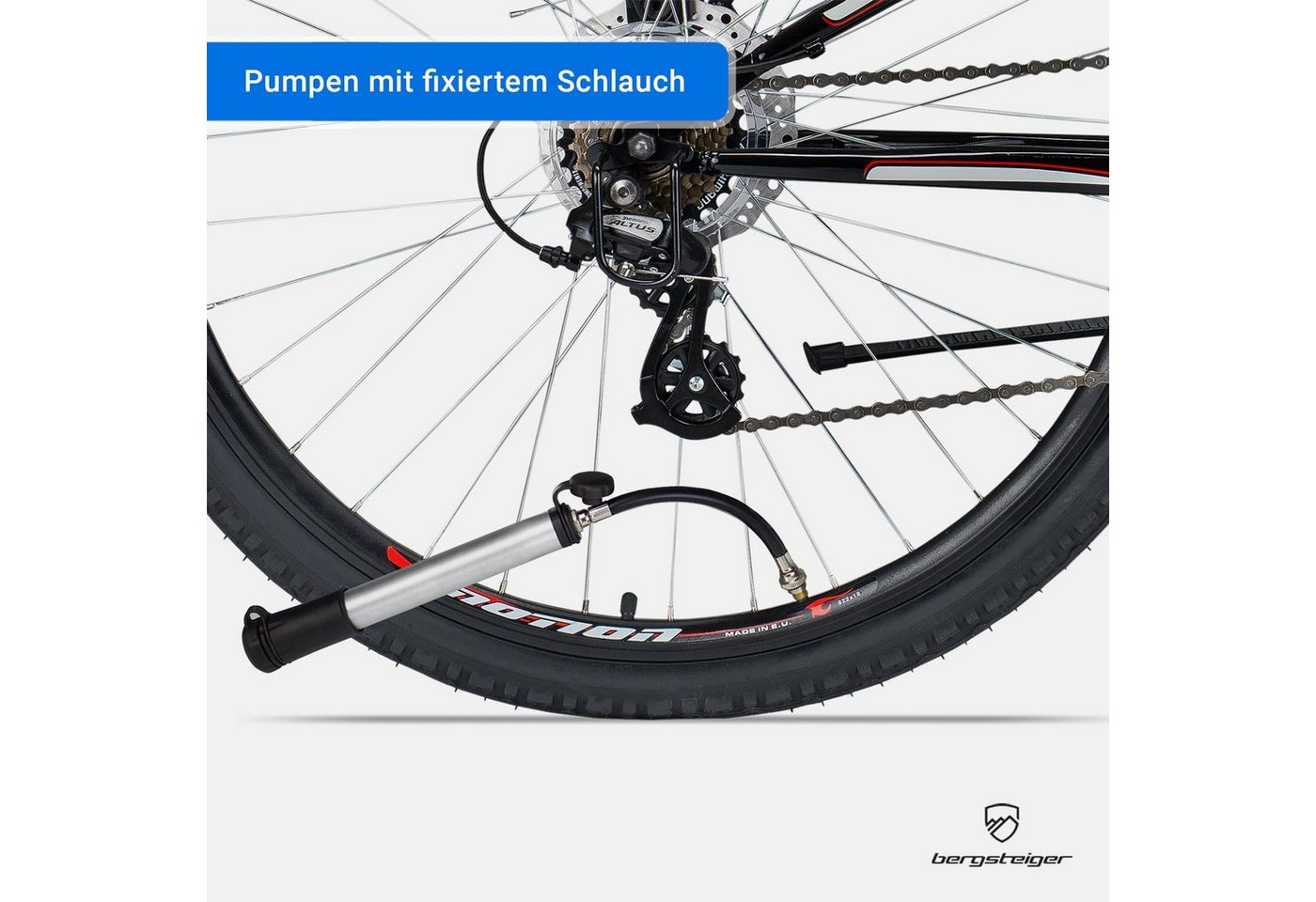 bergsteiger Fahrradpumpe – Bild 4 von 5