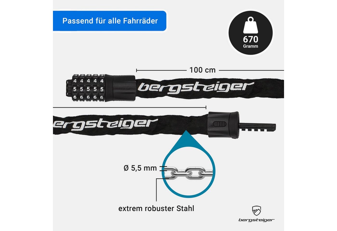 bergsteiger Kettenschloss – Bild 3 von 5
