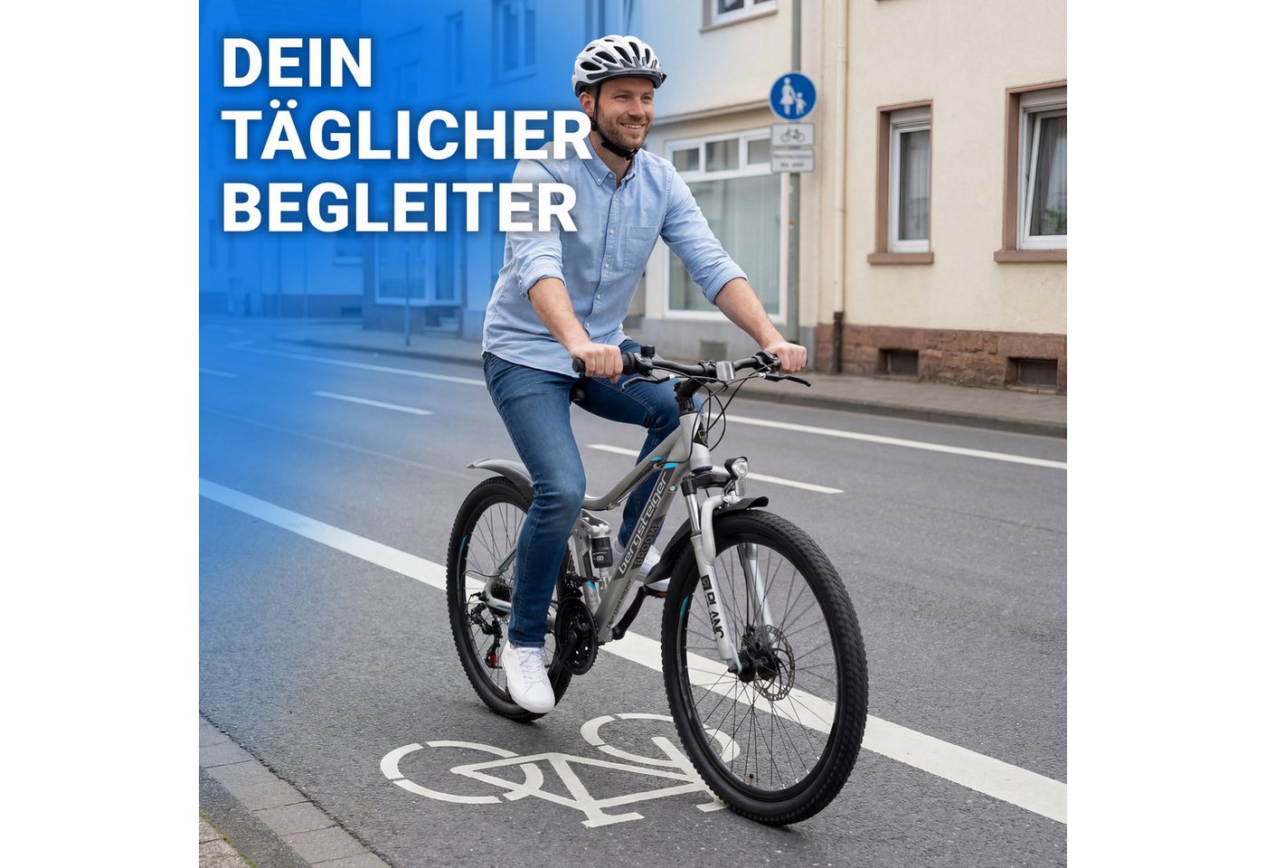 bergsteiger Kinderfahrrad Broome 24, 26 Zoll, Damen, Herren, Mountainbike, 21 Gang Shimano Shimano Tourney Schaltung Schaltwerk, Kettenschaltung, Scheibenbremse – Bild 4 von 5