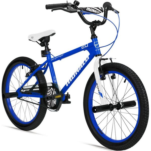 bergsteiger Kinderfahrrad Monaco 20 Zoll BMX, geeignet für 6 - 9 Jahre, Mädchen, Jungen, 1 Gang, V-Brakes