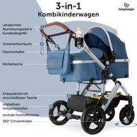 Bergsteiger Kinderwagen Nizza blau