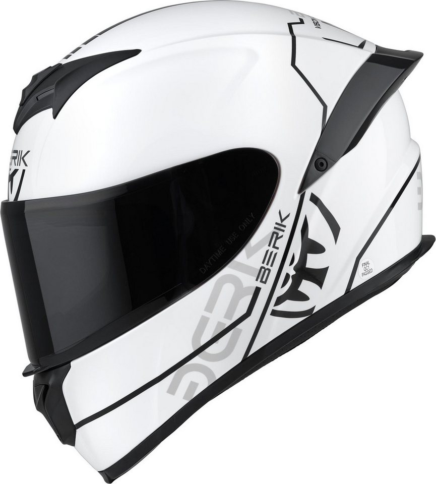 Berik Motorradhelm FF867 Taruna Helm, Vorbereitet Für Kommunikationssystem,herausnehmbares Innenfutter – Bild 2 von 5