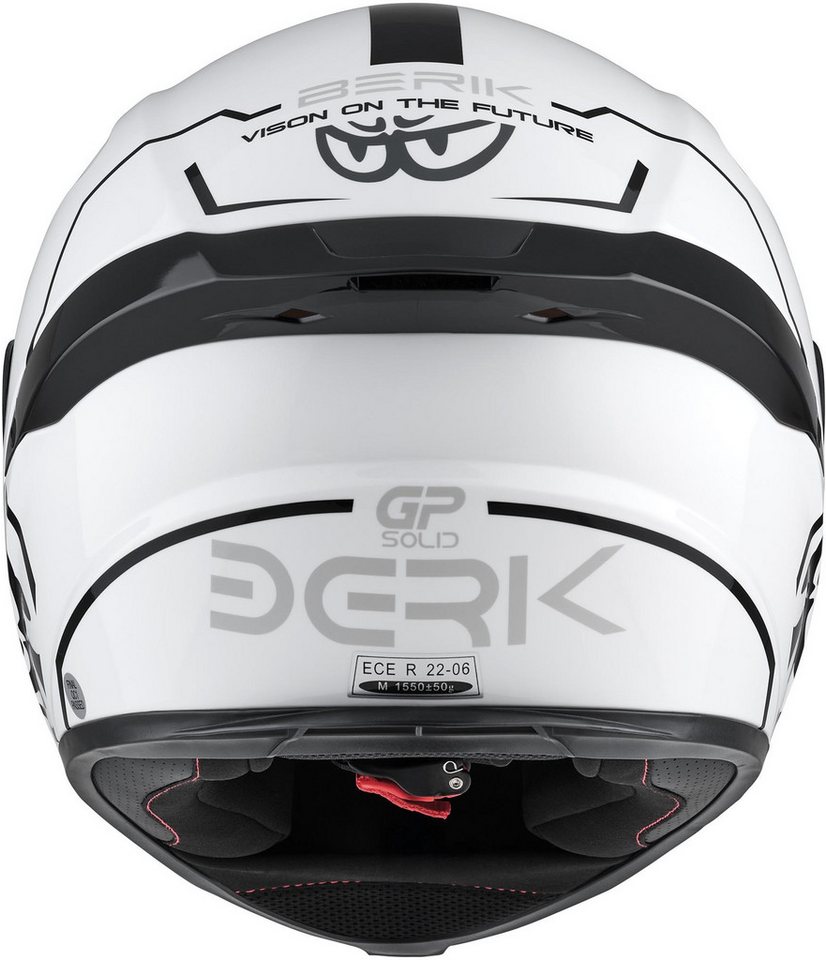 Berik Motorradhelm FF867 Taruna Helm, Vorbereitet Für Kommunikationssystem,herausnehmbares Innenfutter – Bild 3 von 5