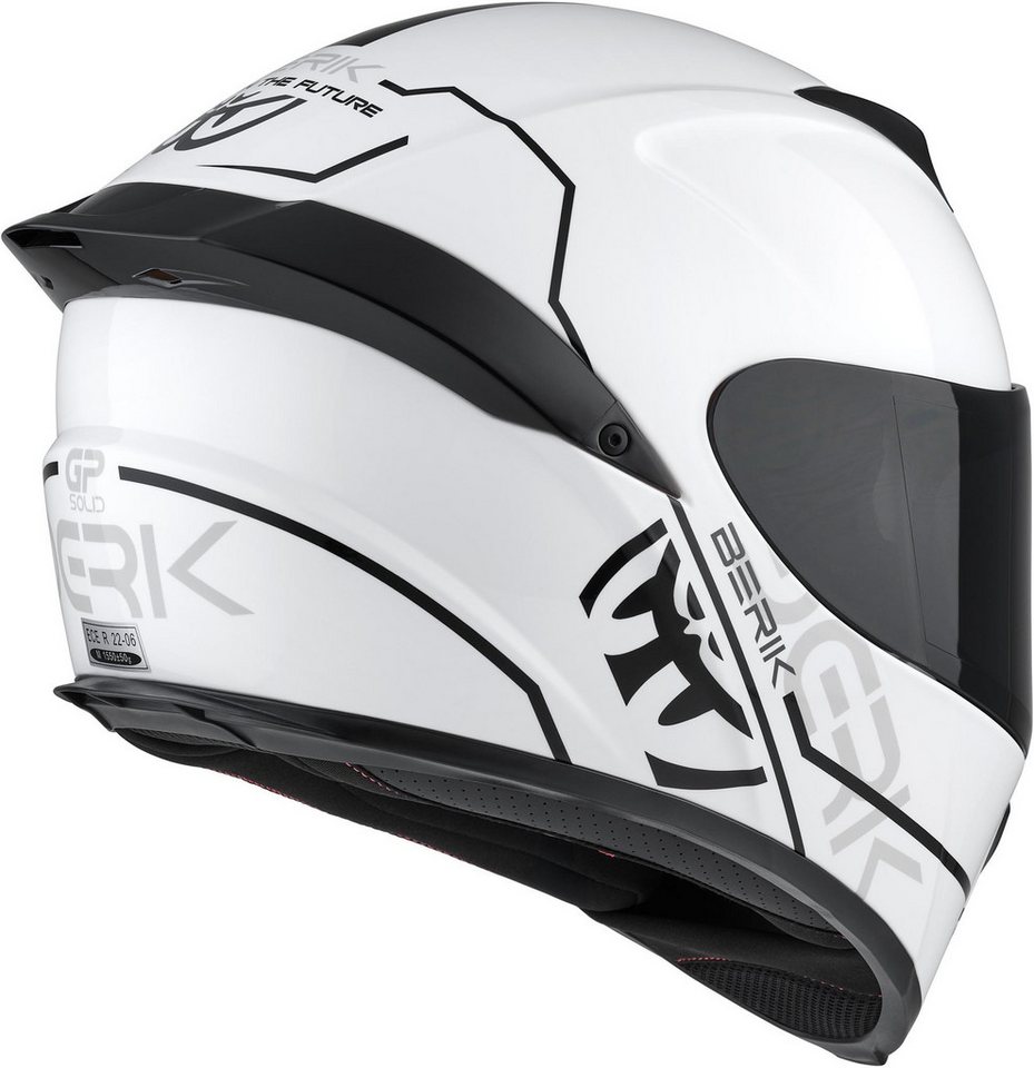Berik Motorradhelm FF867 Taruna Helm, Vorbereitet Für Kommunikationssystem,herausnehmbares Innenfutter – Bild 4 von 5