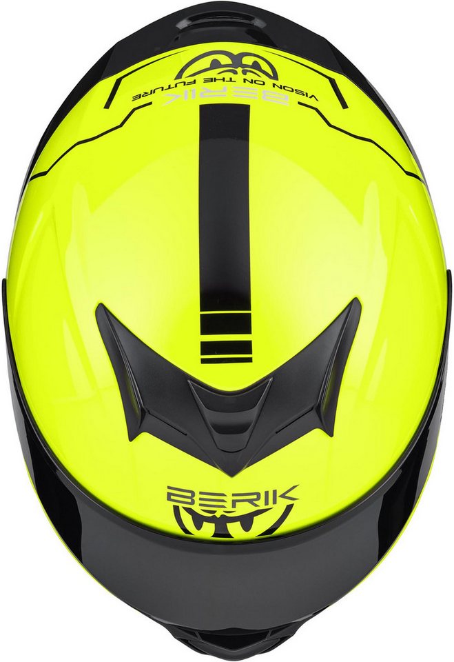 Berik Motorradhelm FF867 Taruna Helm, Vorbereitet Für Kommunikationssystem,herausnehmbares Innenfutter – Bild 5 von 5