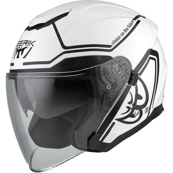 Berik Motorradhelm OF669 Balika Jethelm, Vorbereitet Für Kommunikationssystem,herausnehmbares Innenfutter