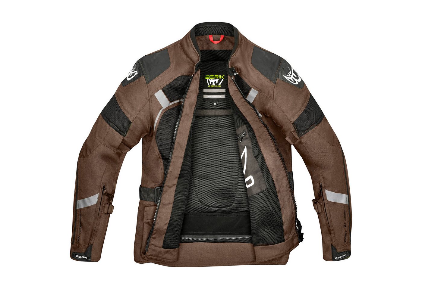 Berik Motorradjacke Absolute Terra Motorrad Textiljacke Ellenbogenprotektoren enthalten,Schulterprotektoren enthalten – Bild 3 von 3