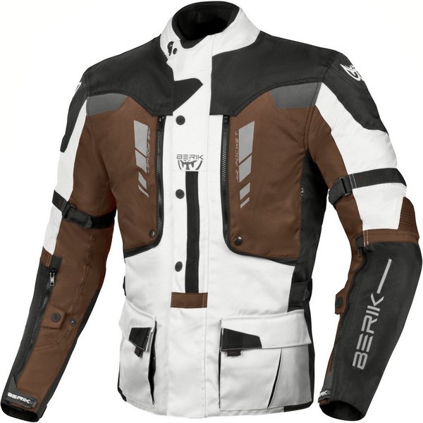 Berik Motorradjacke Ferpho wasserdichte Motorrad Textiljacke Verbindungsreißverschluss,Ellenbogenprotektoren enthalten,herausn
