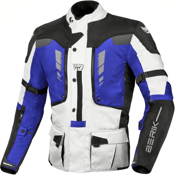 Berik Motorradjacke Ferpho wasserdichte Motorrad Textiljacke Verbindungsreißverschluss,Ellenbogenprotektoren enthalten,herausn