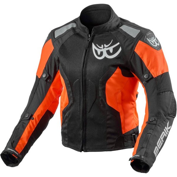 Berik Motorradjacke Vephe Damen Motorrad Textiljacke herausnehmbares Innenfutter