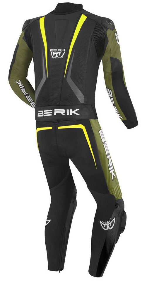Berik Motorradkombi Absolute GP2 2-Teiler Motorrad Lederkombi Rückenprotektor vorbereitet,Verbindungsreißverschluss,Ellenbogenp – Bild 2 von 2