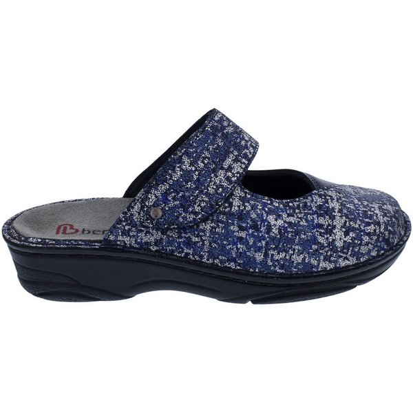 BERKEMANN Berkemann Clog Heliane 3457-378, Nubukleder mit Stretch, Jeans - Blau, Clog
