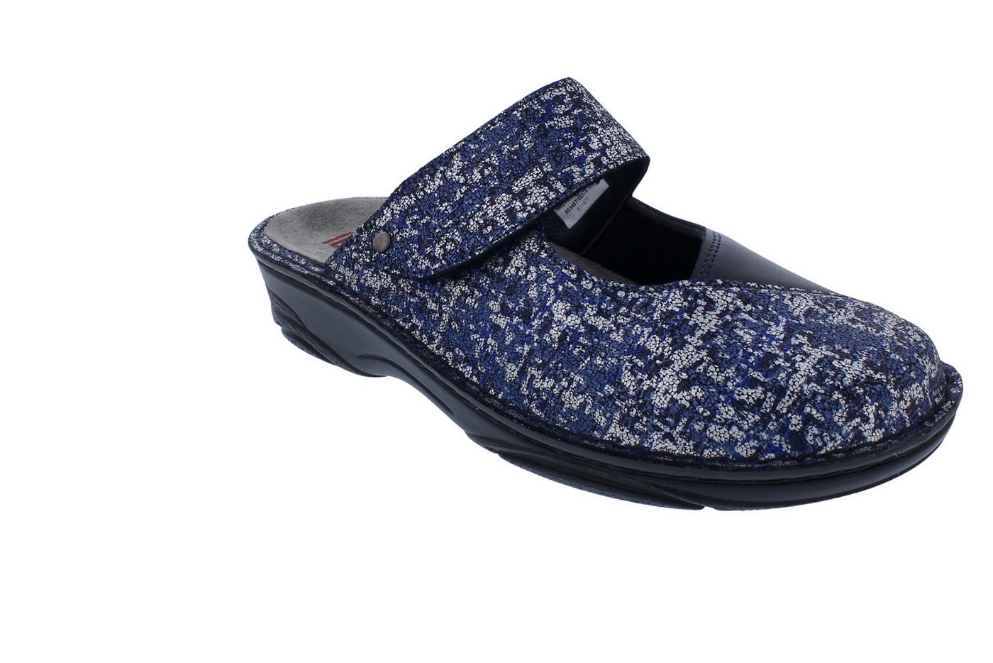 BERKEMANN Berkemann Clog Heliane 3457-378, Nubukleder mit Stretch, Jeans - Blau, Clog – Bild 2 von 5