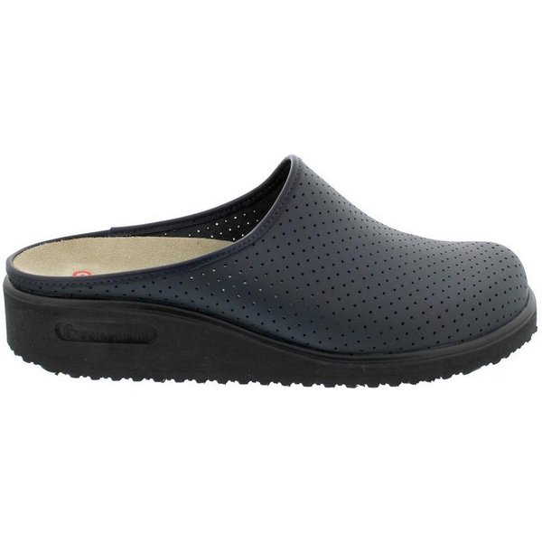 BERKEMANN Berkemann TEC-PRO THORDU, WORK - Linie, Glattleder, blau, Wechselfußbe Clog