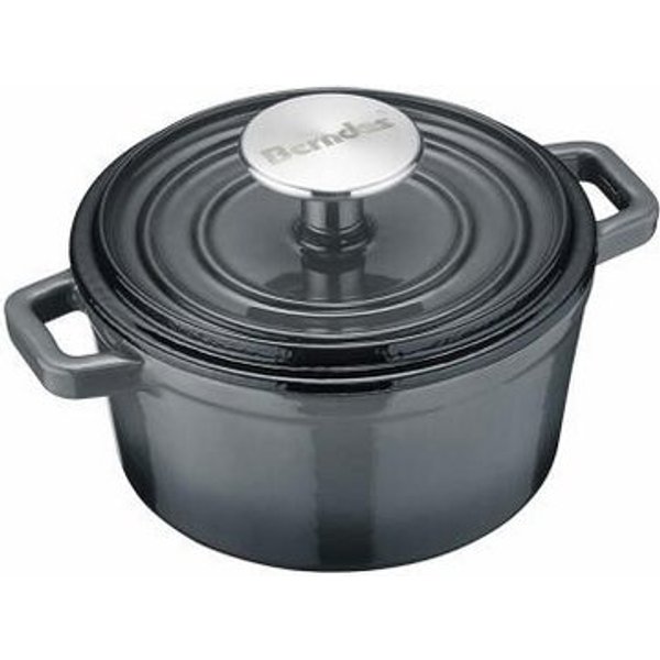 Berndes Kochtopf b.iron Schwarz Grau Ø 14 cm