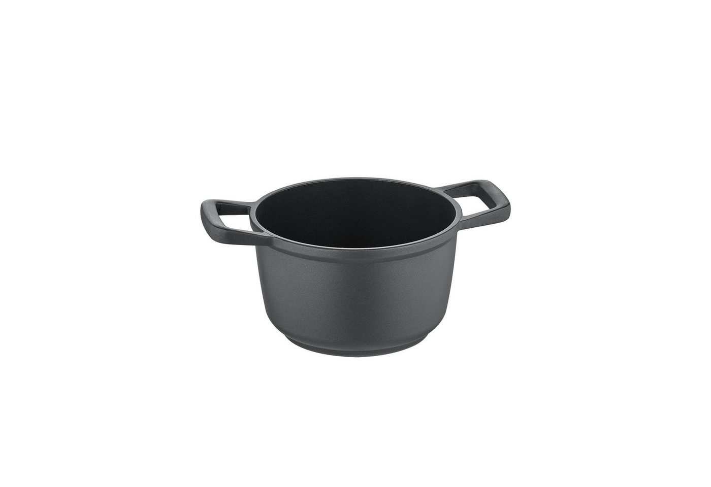 Berndes Kochtopf mit Glasdeckel 20cm, Aluminium, schwarz - Edition 100, Aluminium-Vakuumdruckguss – Bild 2 von 2