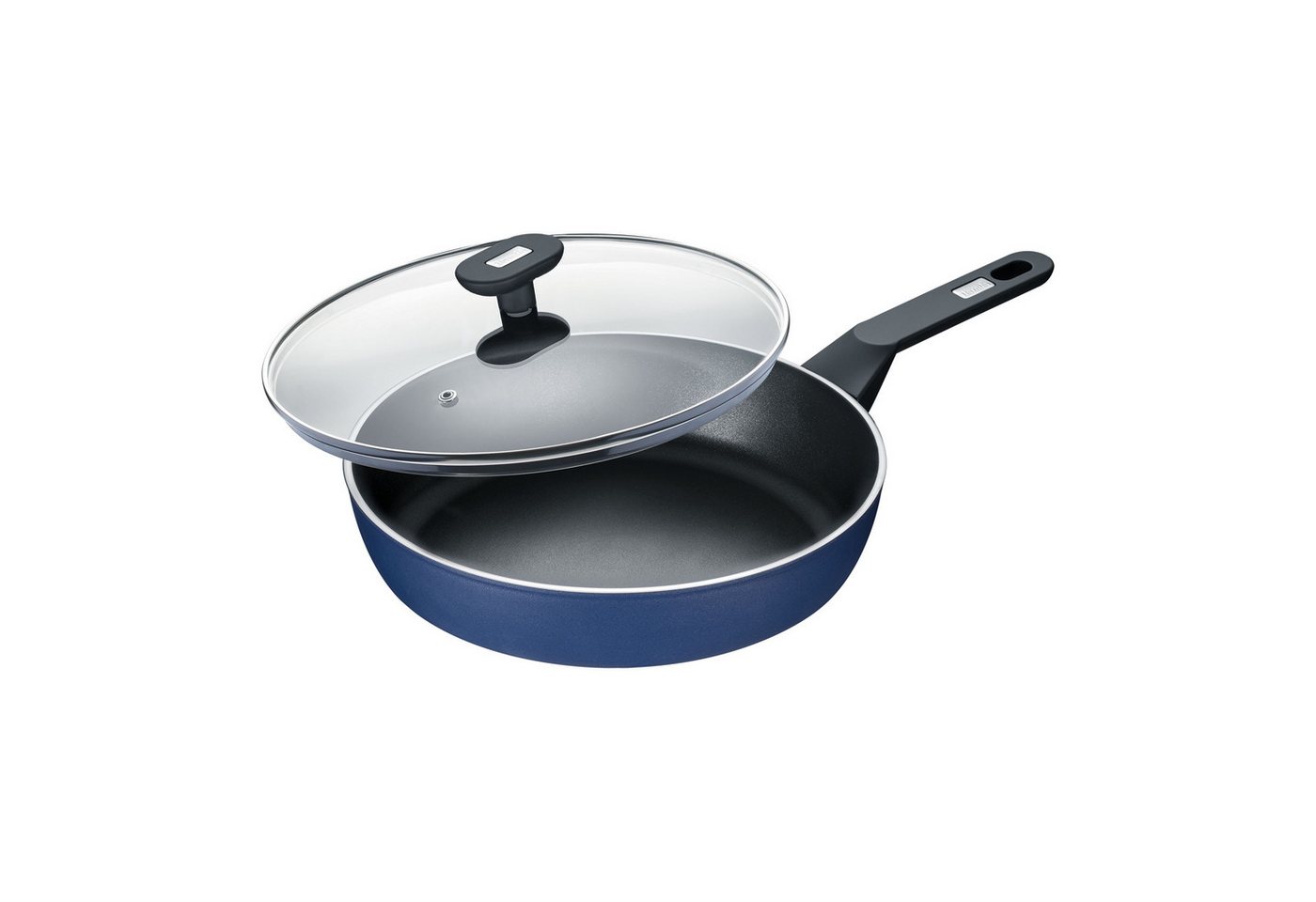 Berndes Schmorpfanne mit Glasdeckel 28 cm, Aluminium, schwarz - Special+, Aluminium – Bild 2 von 4