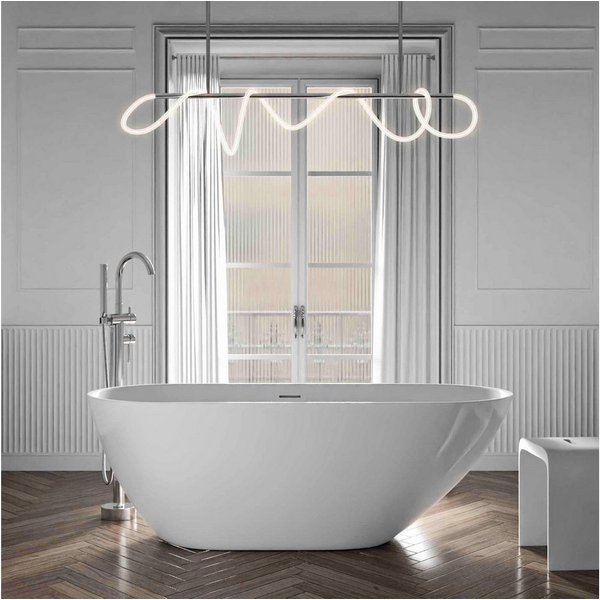 Bernstein Badewanne ROMA 2.0, freistehende Badewanne, Sanitäracryl, oval