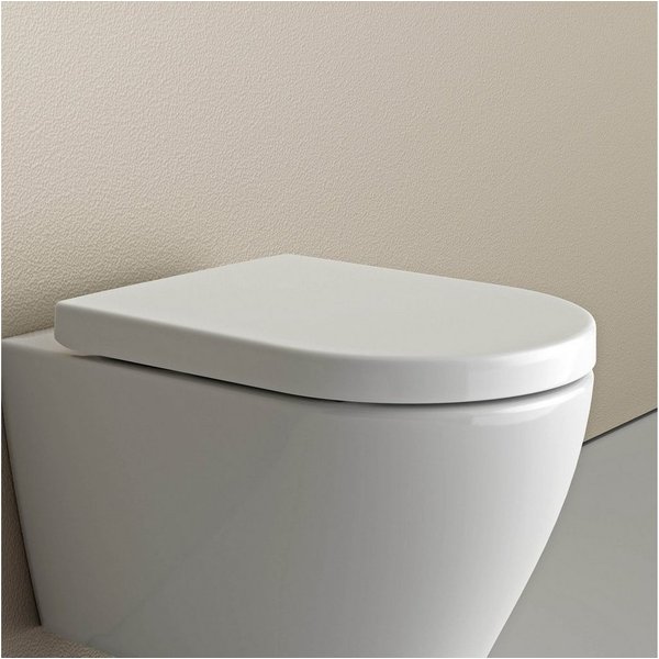 Bernstein WC-Sitz U1002, WC-Sitz mit LED Nachtlicht Softclose Weiß glänzend Sensor