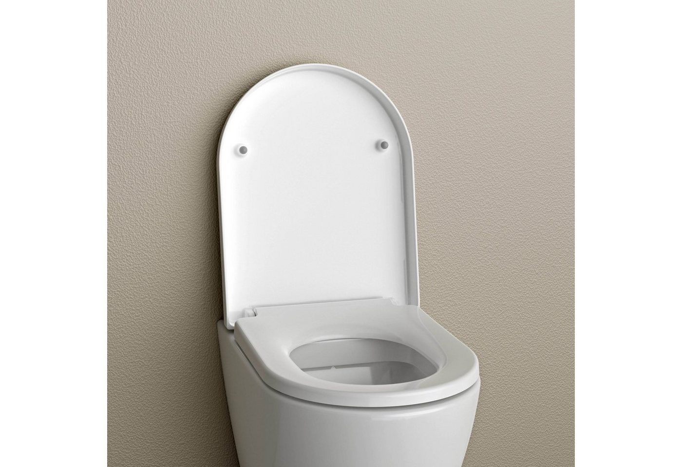 Bernstein WC-Sitz U1002 in Weiß glänzend, Soft-Close und Take-Off – Bild 2 von 5