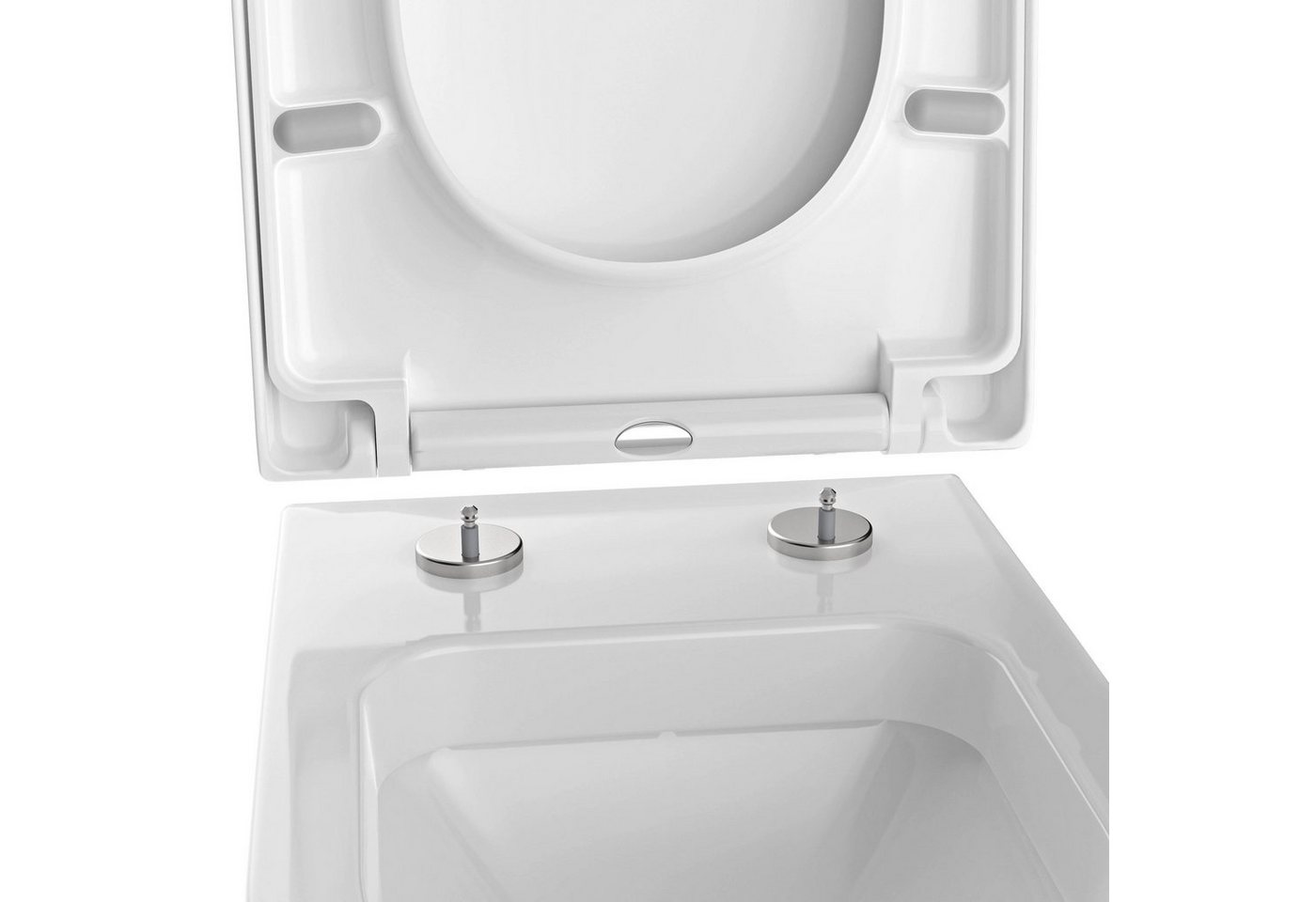 Bernstein WC-Sitz U1002 in Weiß glänzend, Soft-Close und Take-Off – Bild 5 von 5