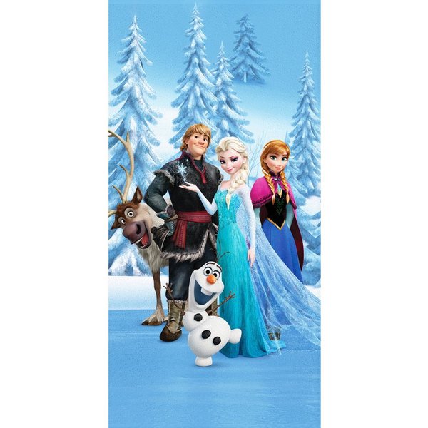 BERONAGE Strandtuch Frozen die Eiskönigin Badetuch Sven 75x150 cm, 100% Baumwolle (1-St), Frottee in Velours-Qualität