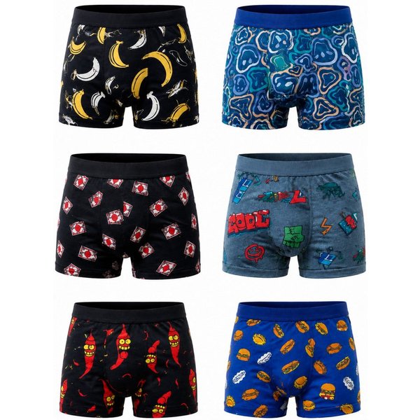 Berrak Boxershorts Herren unterhosen (Packung,Spar-Set, 6-St., 6er-Pack) Premium Qualität -A4480
