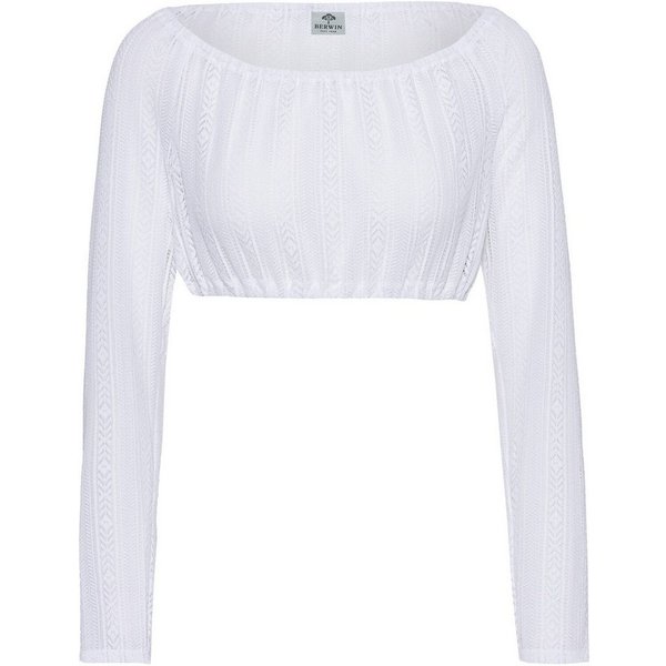 Berwin Dirndlbluse Dirndlbluse aus Spitze
