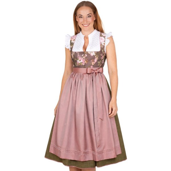 Berwin & Wolff Dirndl Dirndl lang 2tlg. - PAULINA - taupe